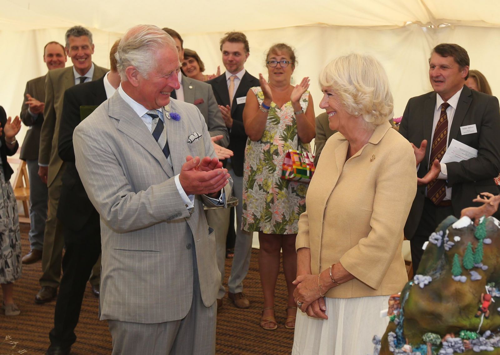 HRH Prince of Wales and the Duchess of Cornwall