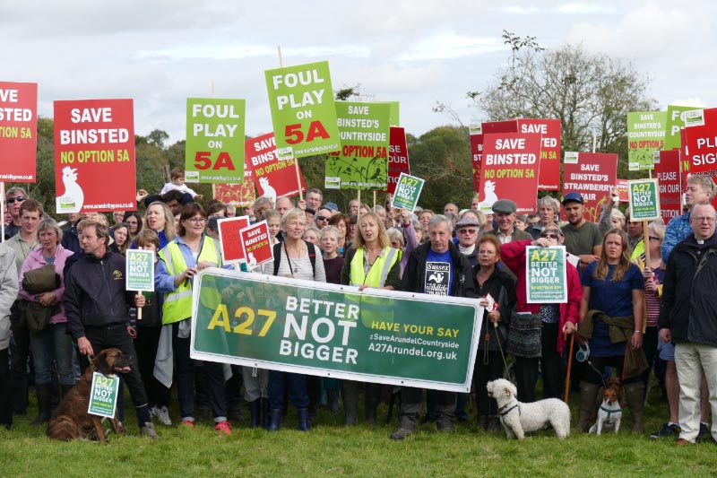 Protests against the Arundel Bypass
