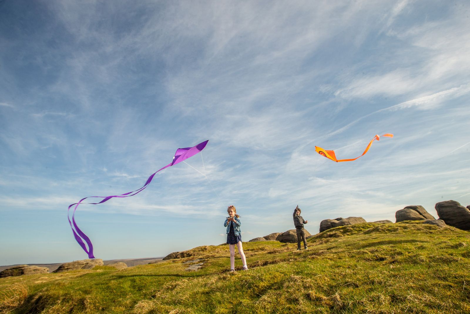 Kite festival in the South Pennines