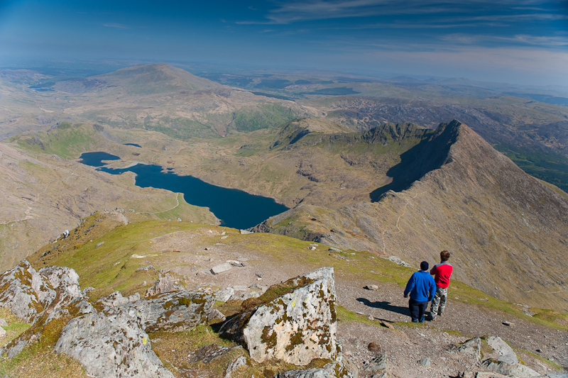 the view from Snowdon. Snowdonia National Park Authority
