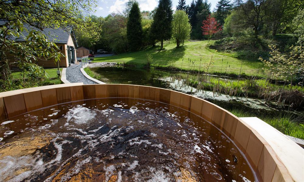 enjoy a hot tub in the Lake District