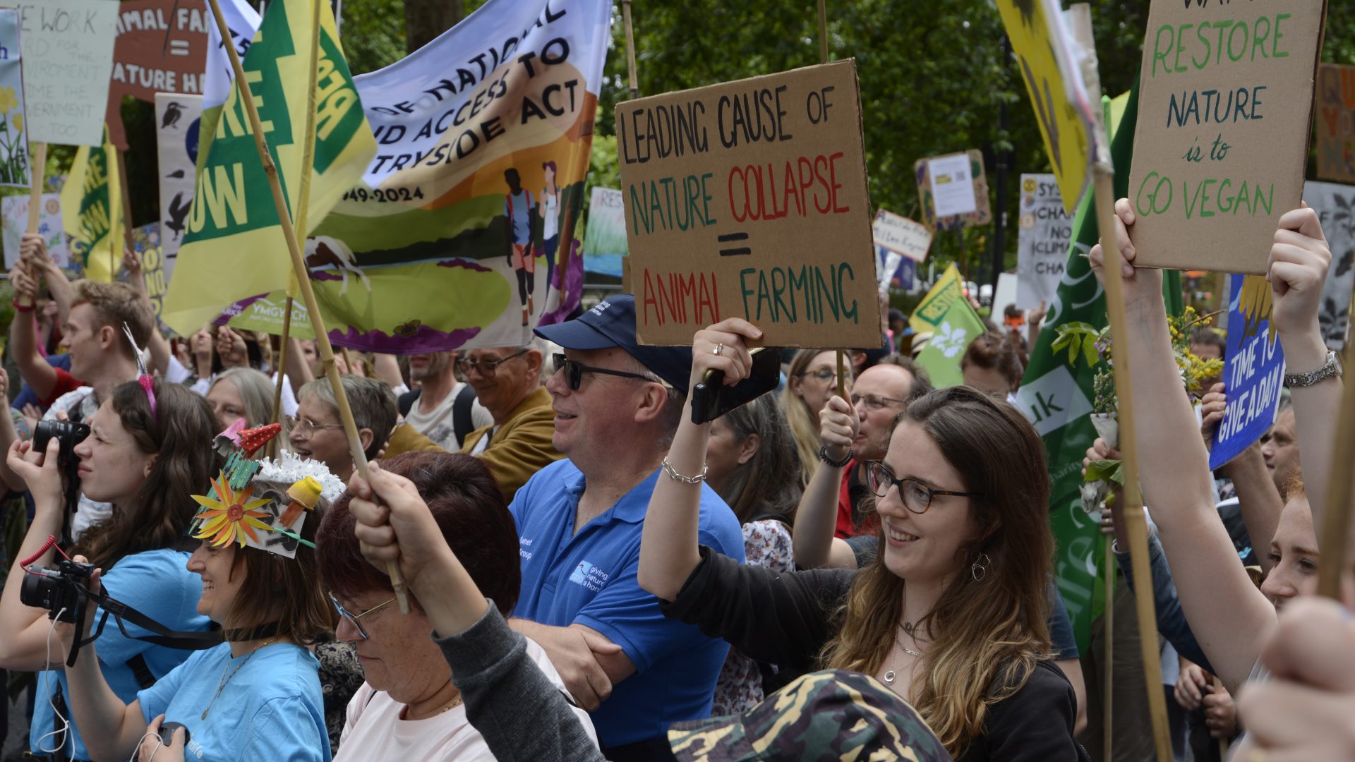 Restore Nature Now March in London 2024
