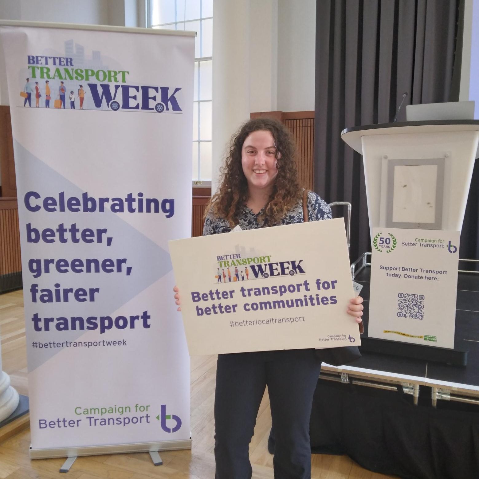 Freya Sareen at the Better Transport Conference 2024